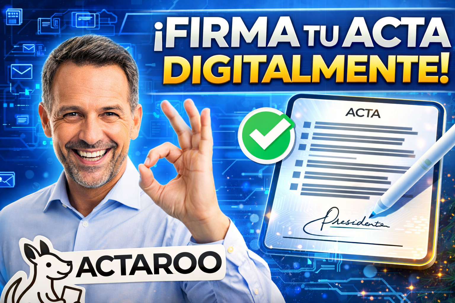Nueva funcionalidad: firma digital de actas integrada